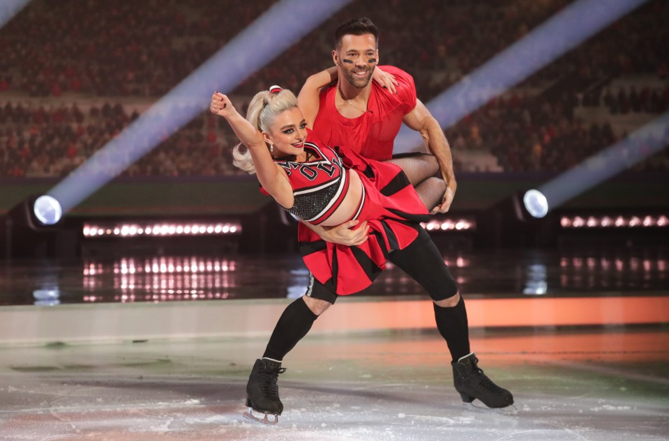 Mollie has been dazzling viewers with her Dancing On Ice routines