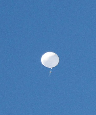 The Chinese ‘spy’ balloon drifting high above North America