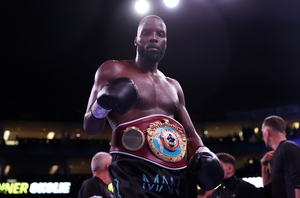 Lawrence Okolie will finally defend his WBO cruiserweight world title on March 25