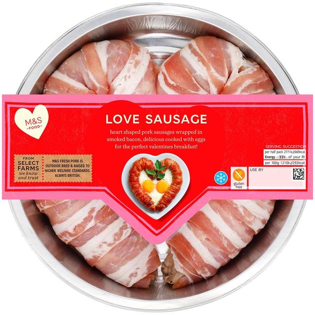 Ocado is selling the best-selling M&S Love Sausage for £3