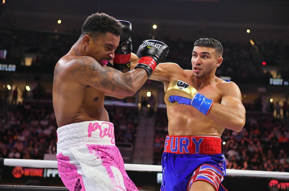 Anthony Taylor was beaten by Tommy Fury on points