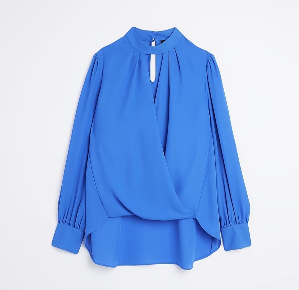 Blouse, £35, River Island