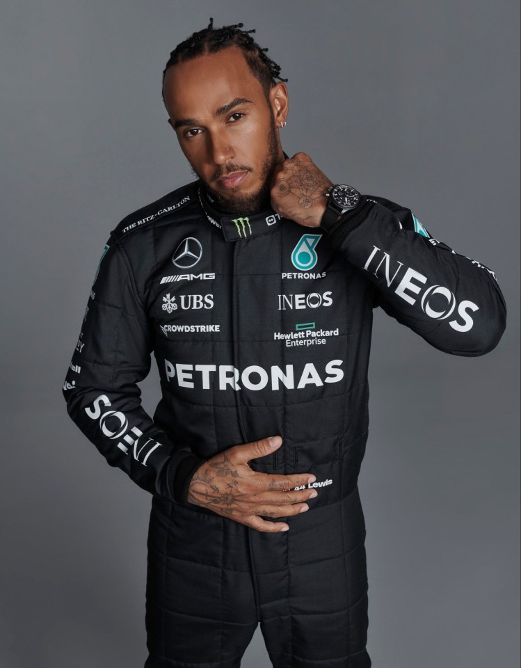 Lewis Hamilton is suited and booted as he looks to claim a record-breaking eighth title