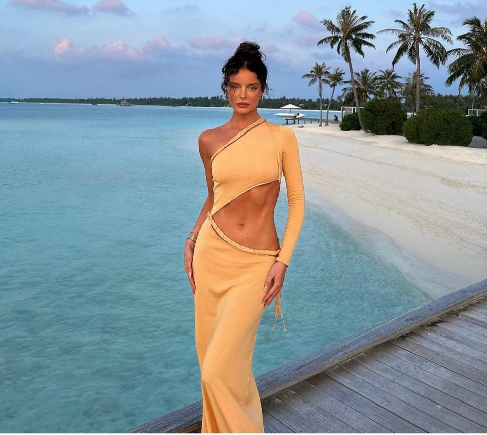 The Glow Up Ireland star previously showed off her washboard abs on a luxury tropical getaway to the Maldives