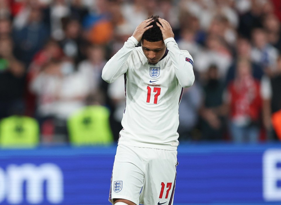 Sancho suffered Euro 2020 heartache