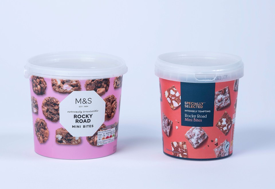 M&S may be more pricey here – but its rocky road bites are chewier as they have cherries and sultanas