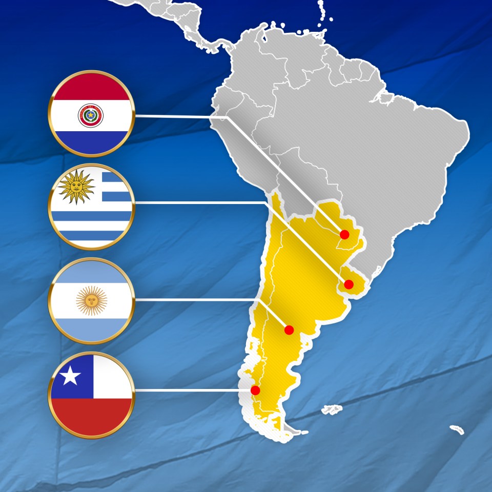 Argentina are joined by Chile, Uruguay and Paraguay in the joint bid