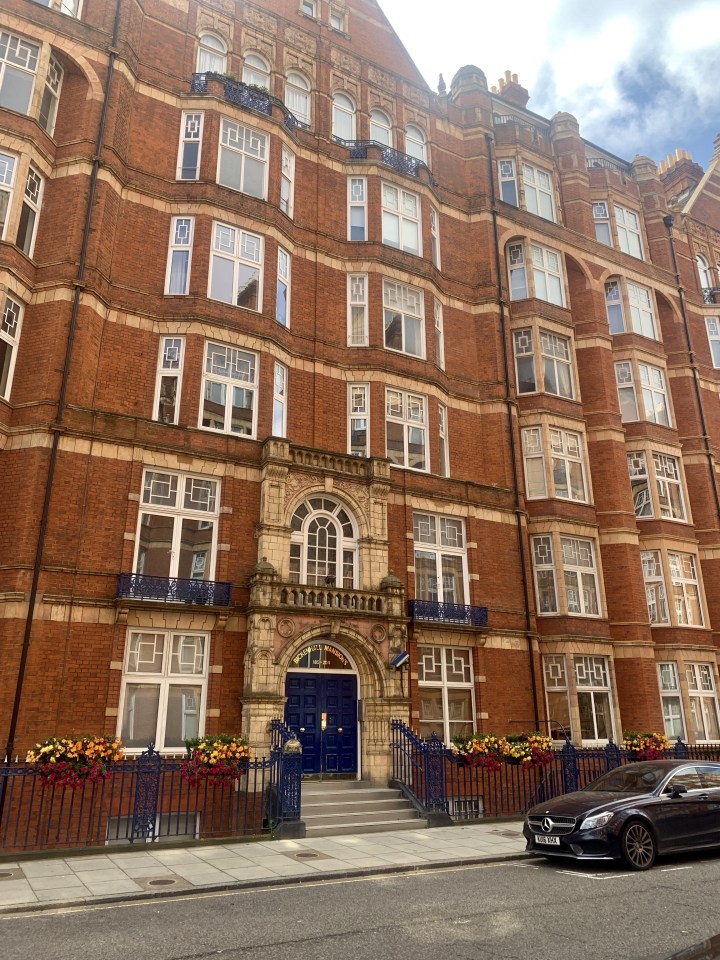 Glitter owns a £2million luxury top-floor flat near Baker Street, London