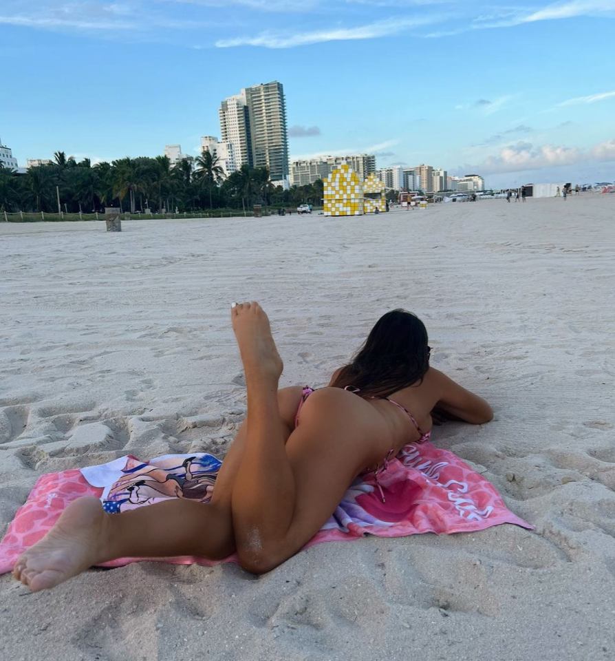 Claudia's 1.3million Instagram followers are always left impressed by the bikini shoots