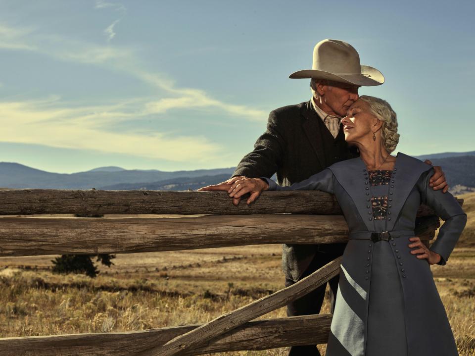 1923 stars Harrison Ford and Helen Mirren