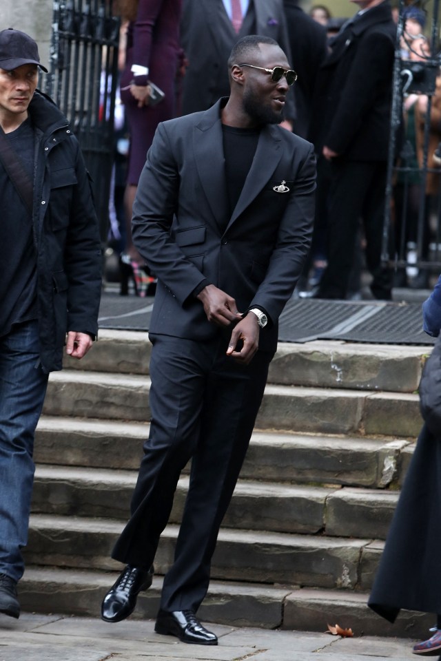 Stormzy also attended the memorial