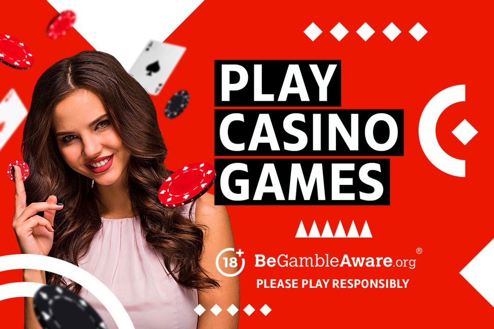 Play casino games. BeGambleAware.org - please play responsibly.