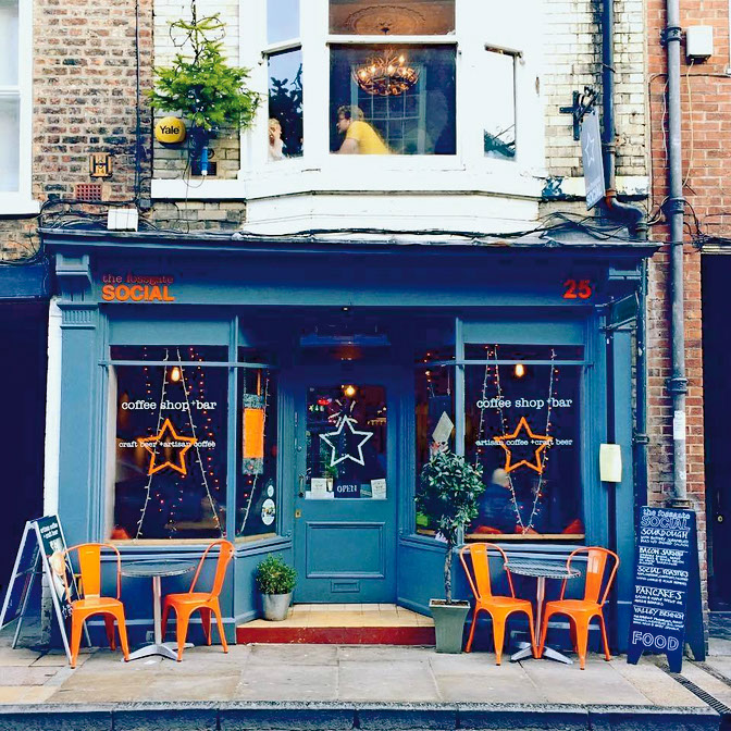 The Fossgate Social is a cute coffee shop by day but becomes a bar serving top-notch espresso martinis