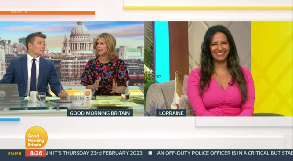 Good Morning Britain's Ranvir Singh will again take the reins today