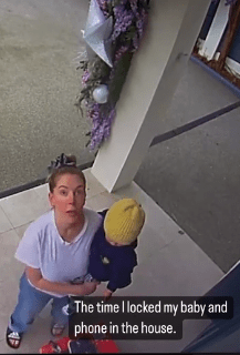 She shared footage of her terrifying ordeal