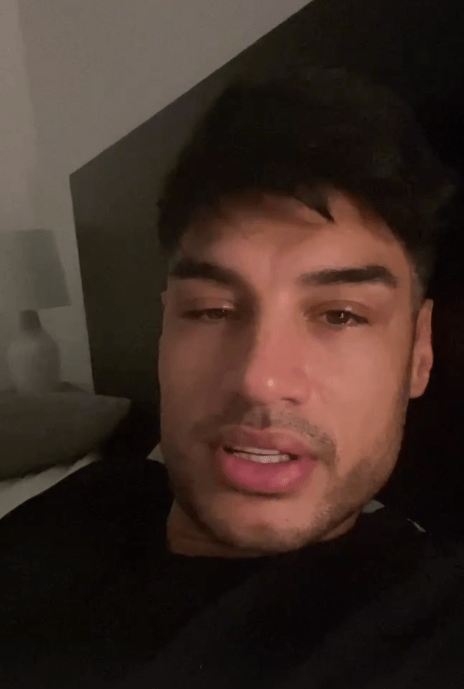 Siva recorded a video for fans from his sick bed