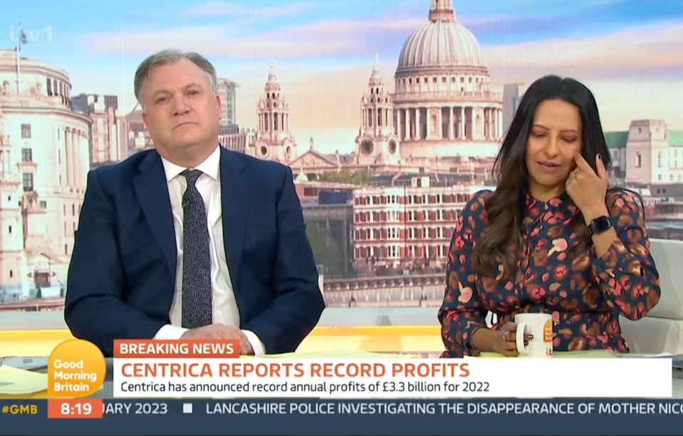 Ed Balls have a guest a very frosty relationship