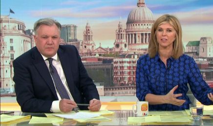 Kate Garraway announced Lorraine Kelly's absence this morning