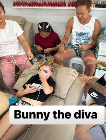 Katie risked the wrath of Bunny's dad Kieran by branding her a 'diva'