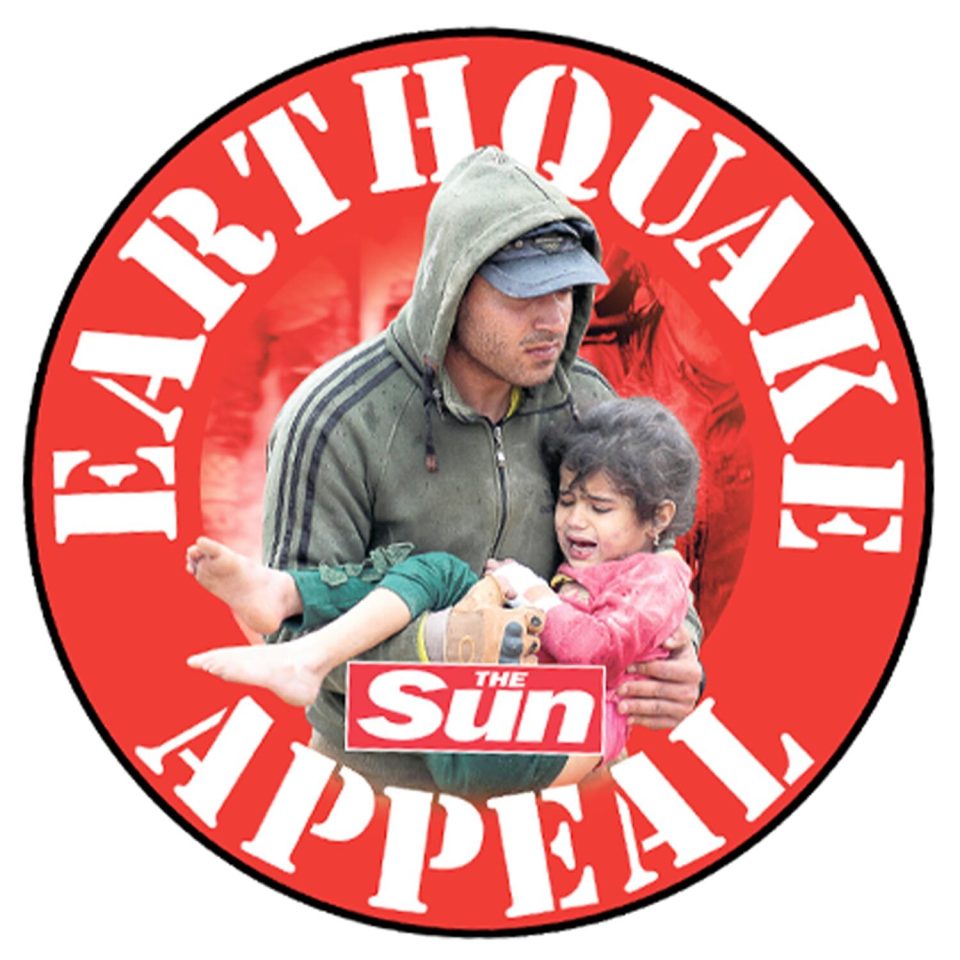 The Sun has launched an appeal as 20,000 are feared dead after huge earthquakes hit Turkey and Syria