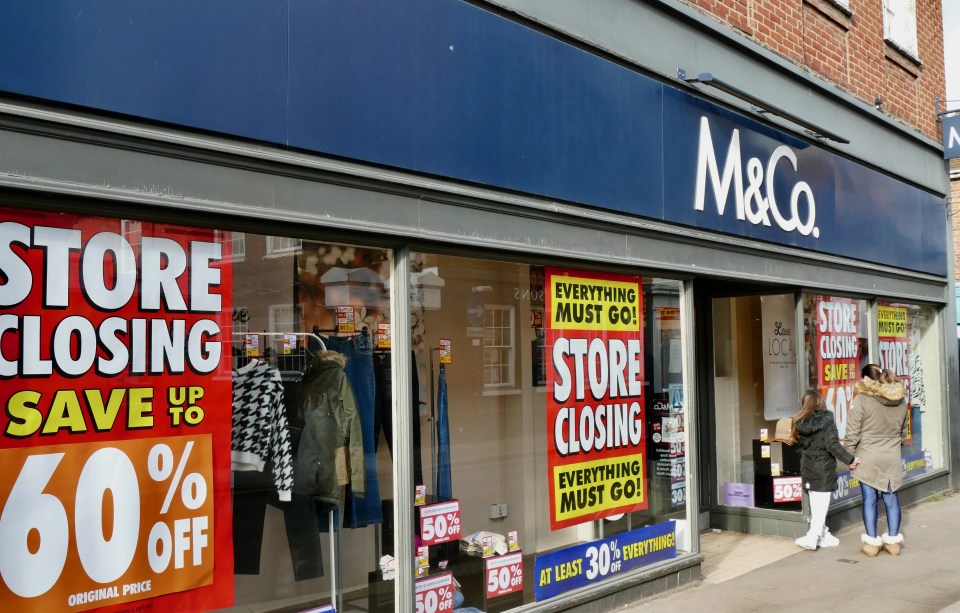 M&Co is slashing the prices of its clothing by up to 60% in some towns