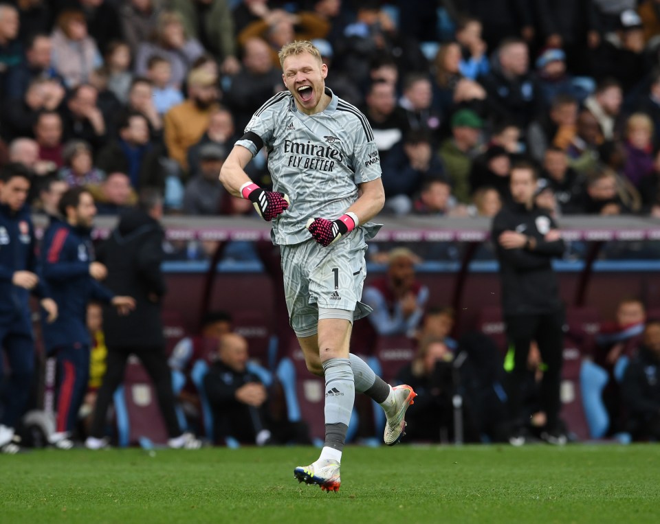 Fans are loving Ramsdale's world class save