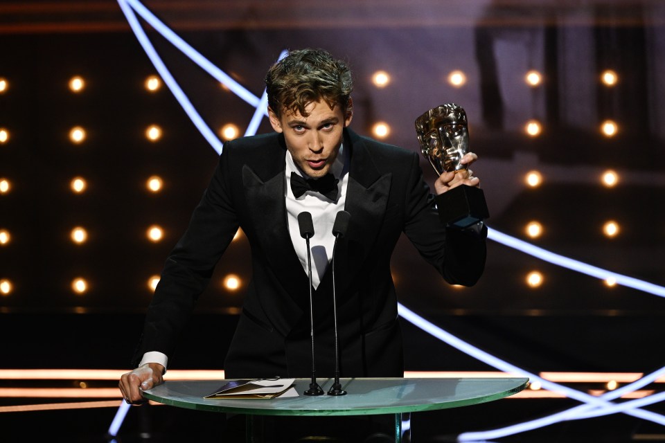 Austin Butler was the King of the Baftas as he pipped rival Colin Farrell to Best Actor