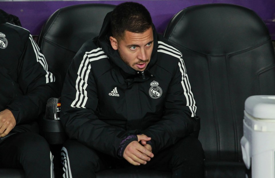 Eden Hazard has suffered his 18th setback at Real Madrid