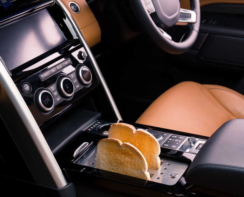 It's the first Land Rover Discovery that has a toaster