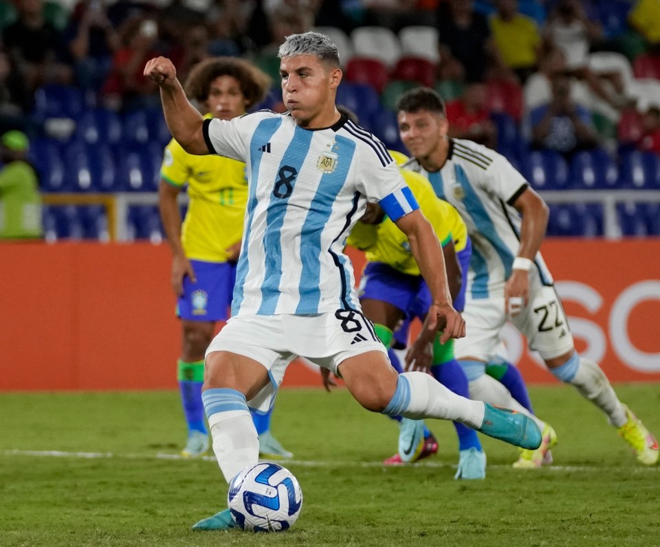 Argentina’s Gino Infantino was one of their bright lights at the South America U20 Championships