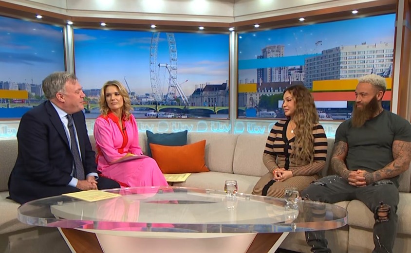 Ed Balls and Charlotte Hawkins appeared emotional today speaking to inspiring parents Safiyya Vorajee and Ashley Cain