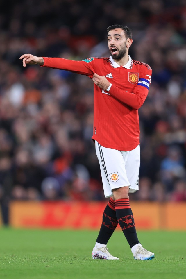 Bruno Fernandes of Manchester United