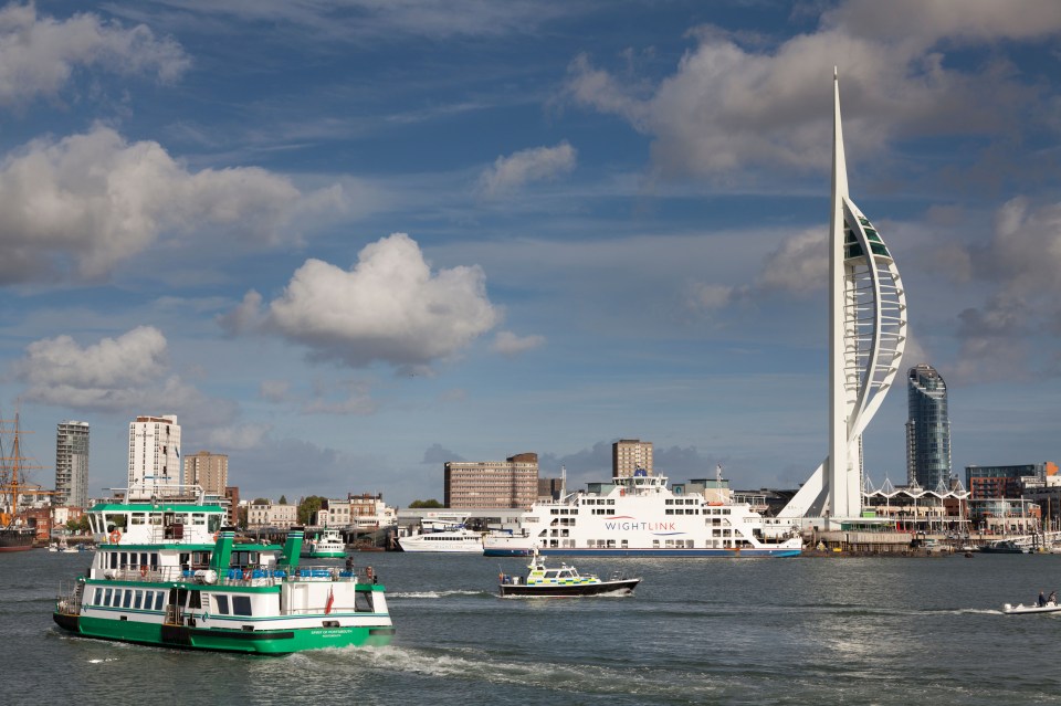 Portsmouth came in third despite its picturesque harbour