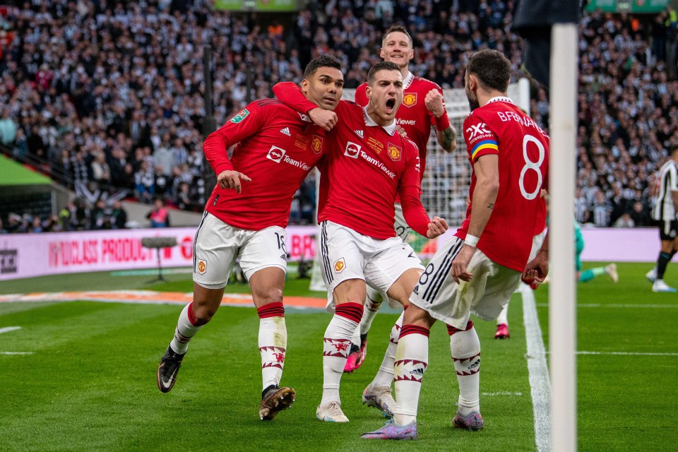 Man Utd beat Newcastle 2-0 to win the Carabao Cup final at Wembley