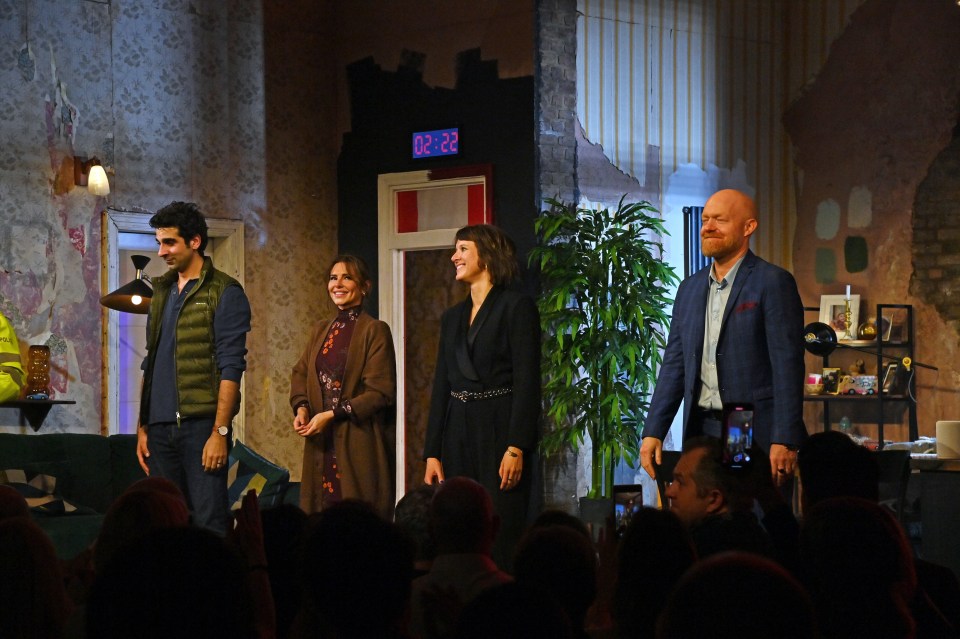 The cast received a standing ovation