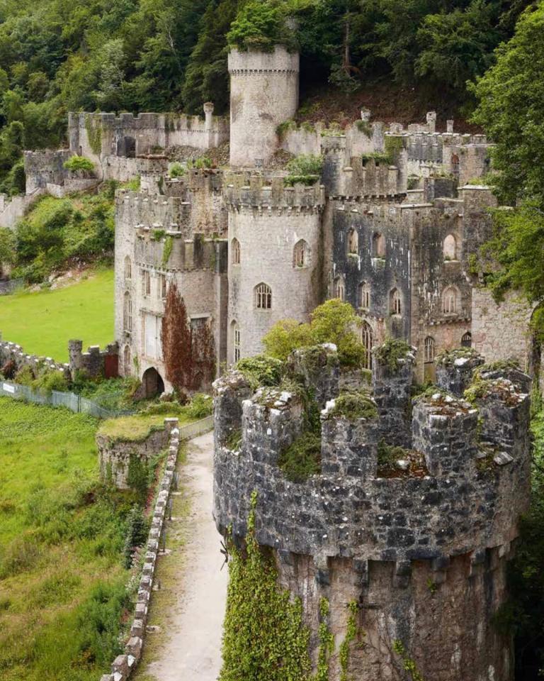 Cllr Andrew Wood knocked down a listed wall at the I'm A Celeb! castle in Wales