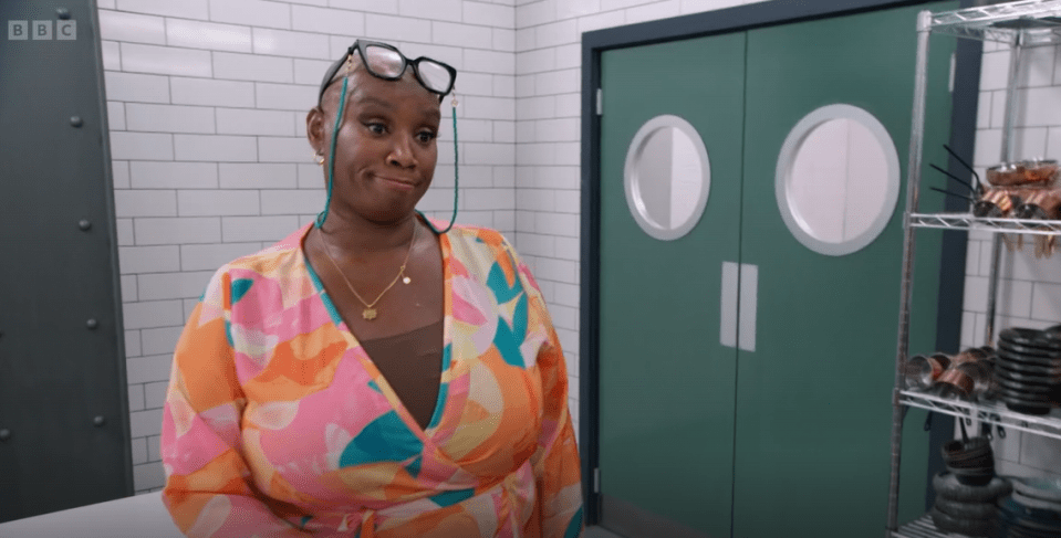 Andi Oliver was not impressed with how late Caroline was with her dessert