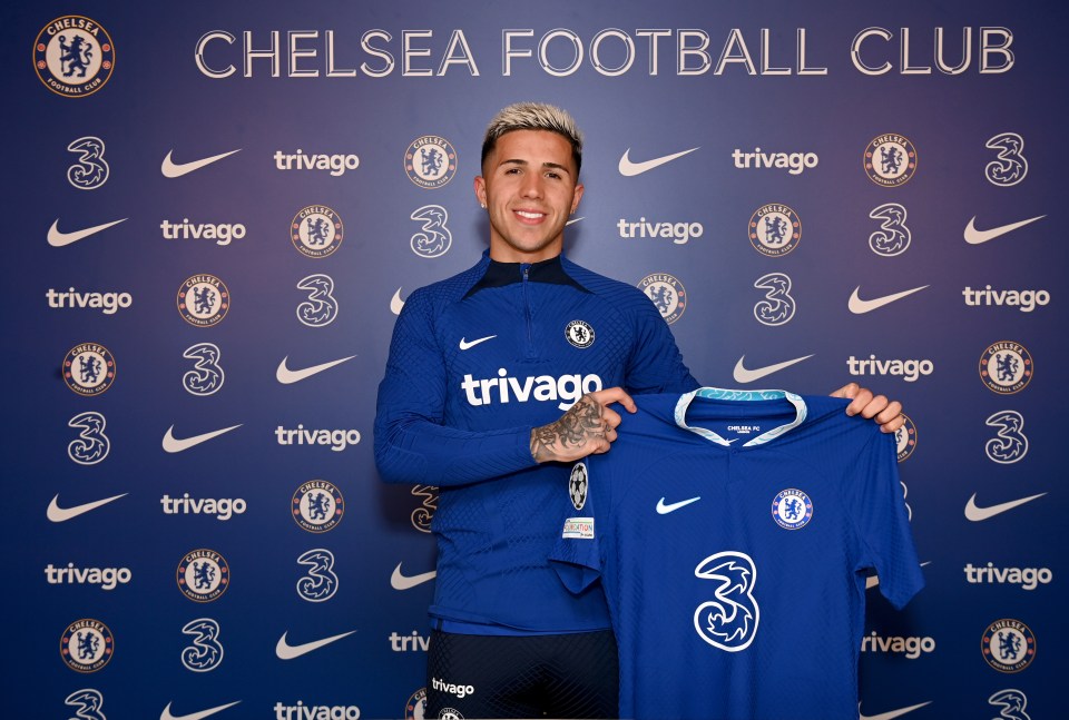 Chelsea unveiling new signing Enzo Fernandez