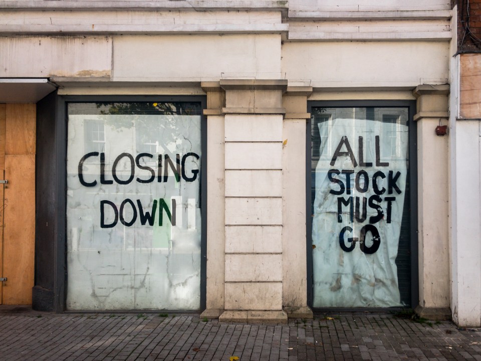 Several major retailers have been forced to close shops in recent weeks