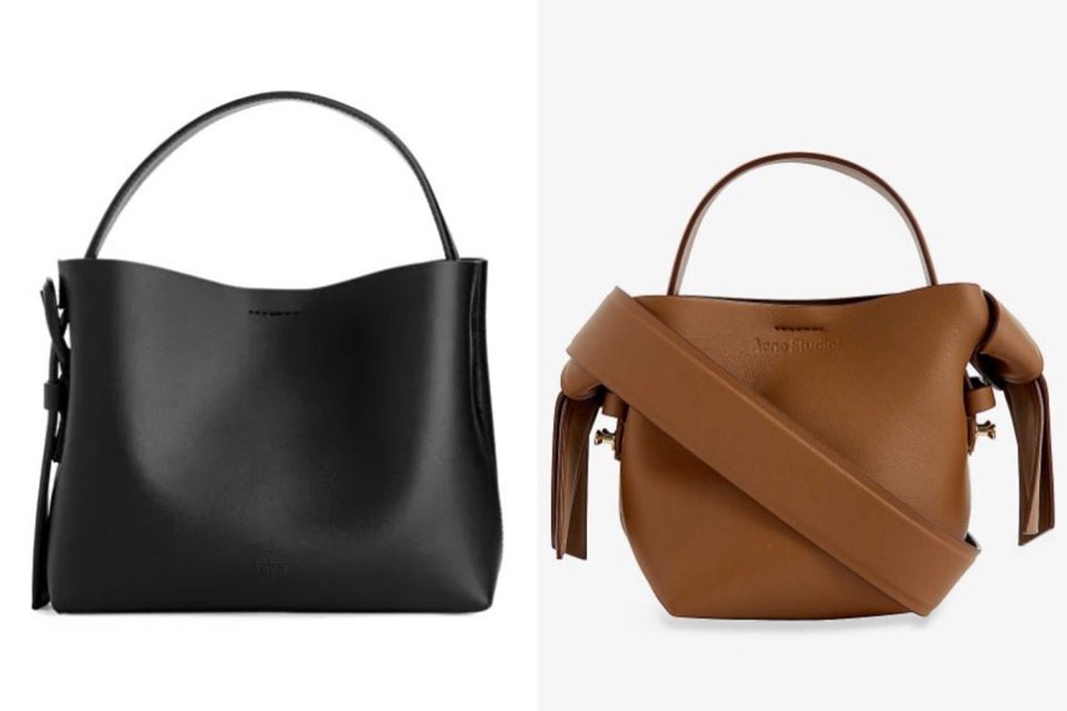 Can you spot the difference between Acne and Arket's cross body bag?