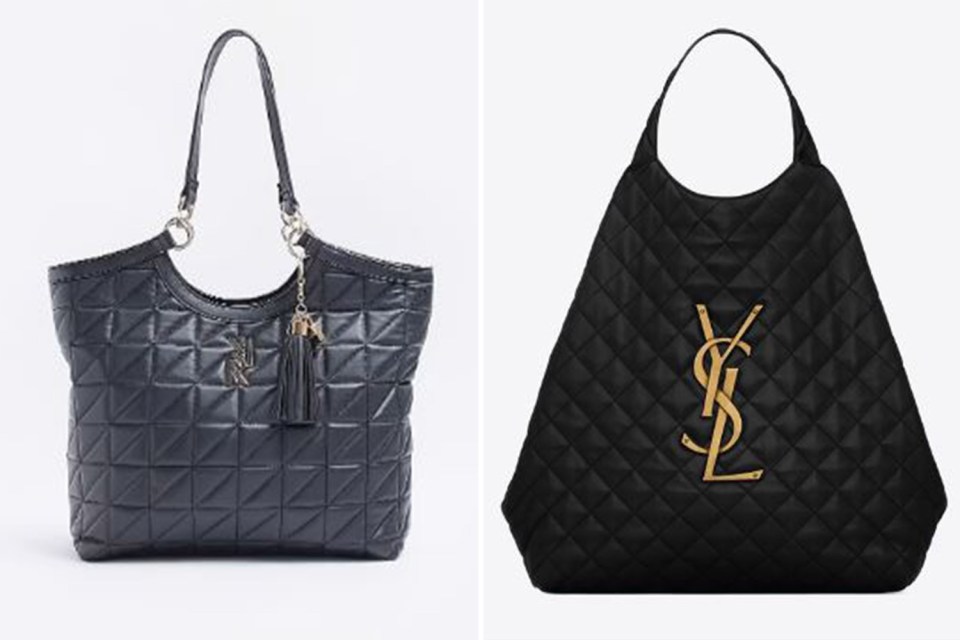 This River Island number is a ringer for YSL's tote everyone is wearing