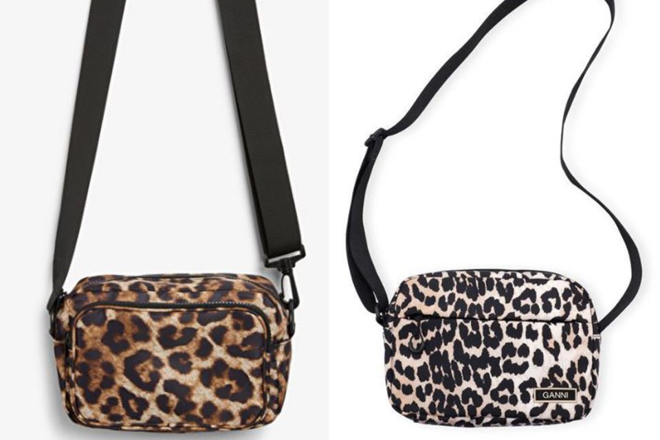 A leopard print bag can inject a pop of colour into any outfit