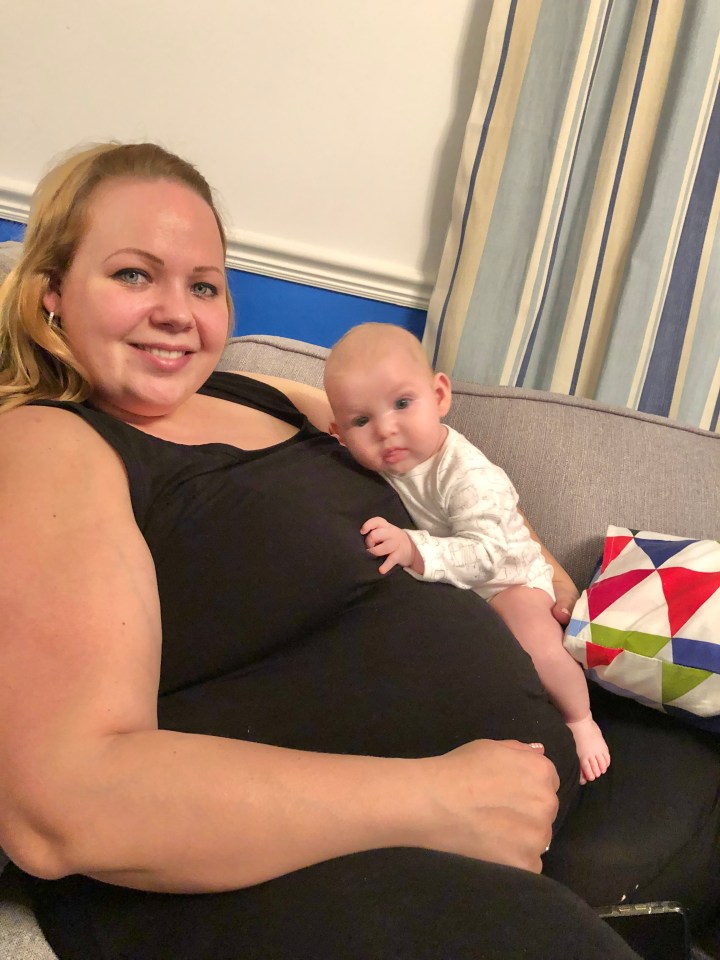 She was previously a size 16 and told she could struggle to conceive naturally because of her size