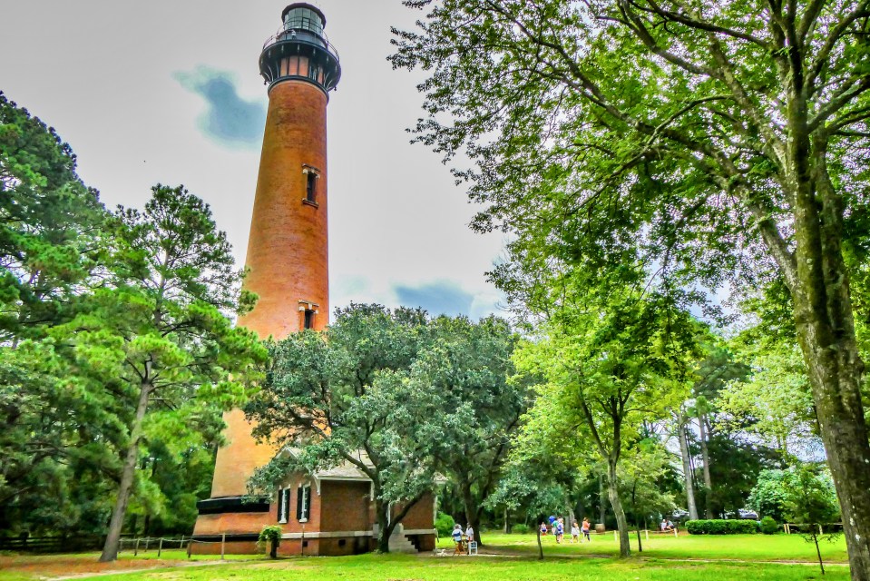 Currituck Beach Lighthouse in Corolla, North Carolina