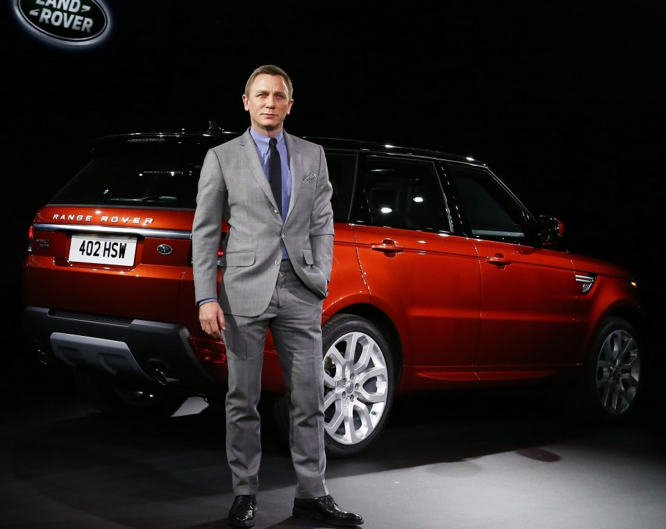 Cars worth £335,000 are just some of the luxury motors Daniel Craig has owned