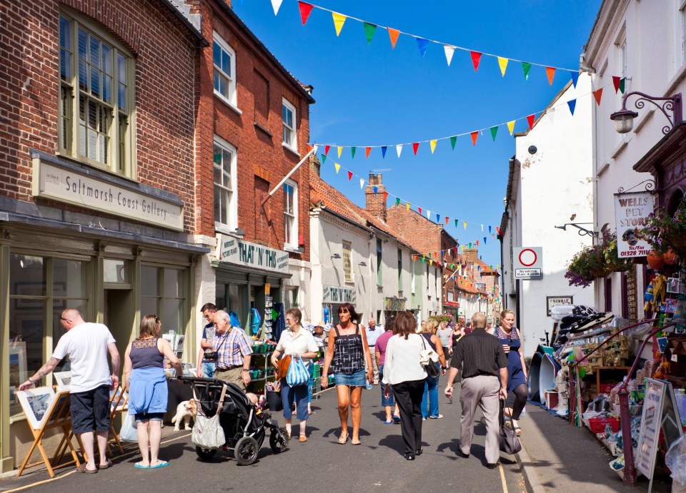 Wells-next-the-Sea is a thriving hotspot during summer but in winter it's a different story