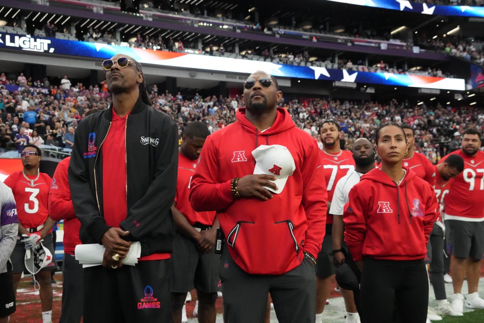 Diana Flores at the Pro Bowl in Las Vegas last week along with Snoop Dogg and NFL great Ray Lewis