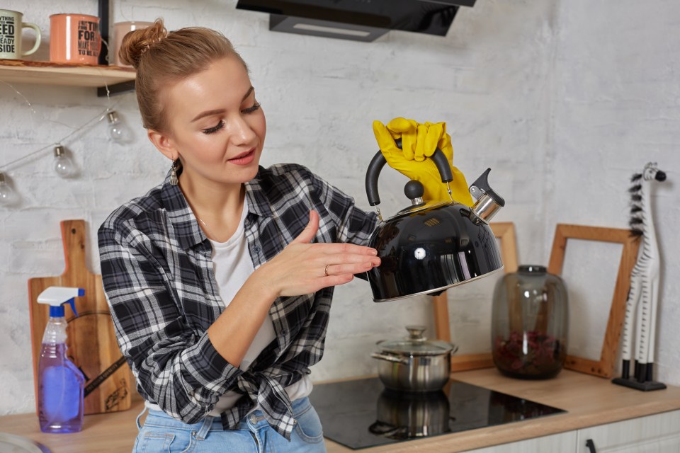 If you want to avoid using chemicals or homemade solutions, pouring boiling water on the problem areas can also do the trick