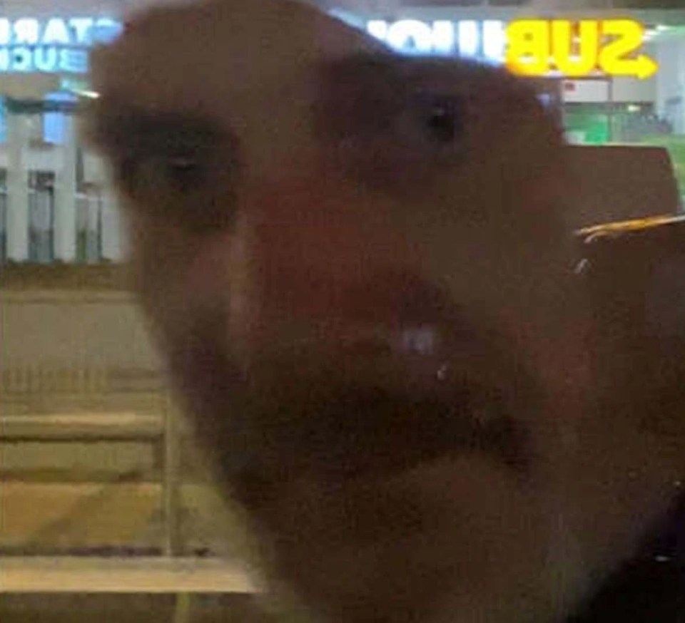 Cops released a fuzzy image of a man they wish to speak to