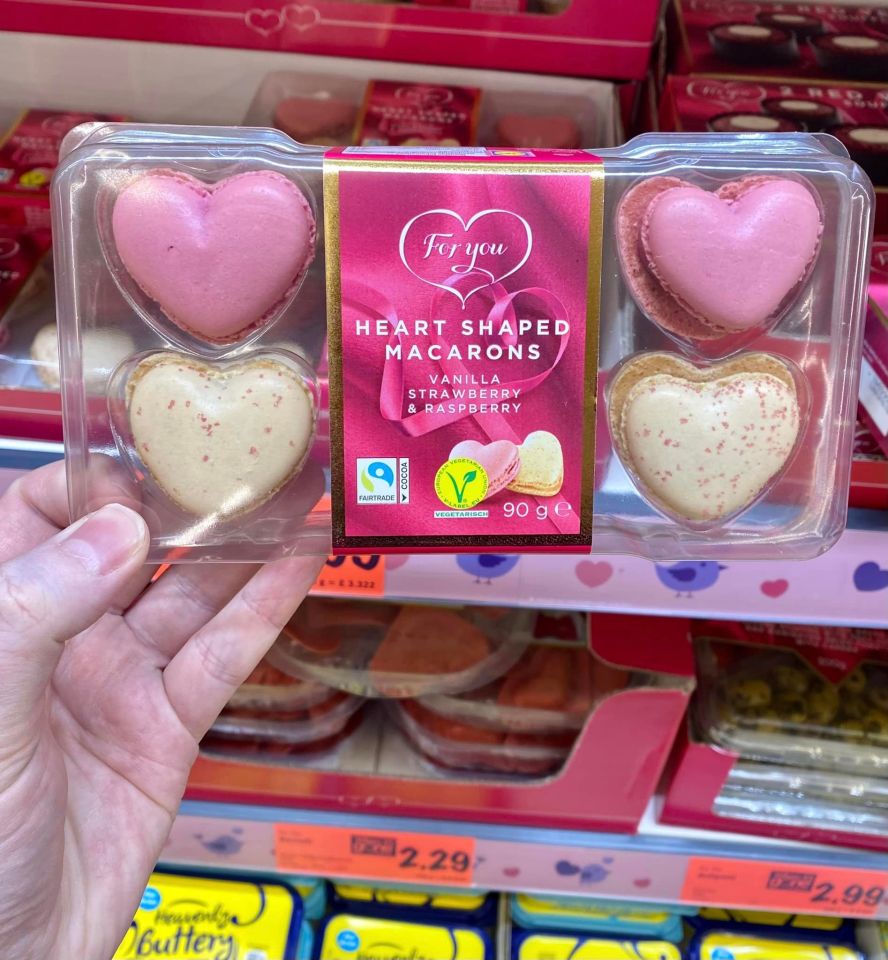 Those hoping for a vanilla Valentine's Day should sample the £2.99 Heart-Shaped Macarons